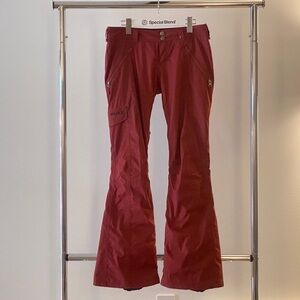 Burton Women’s Snowboarding Pants - Maroon
